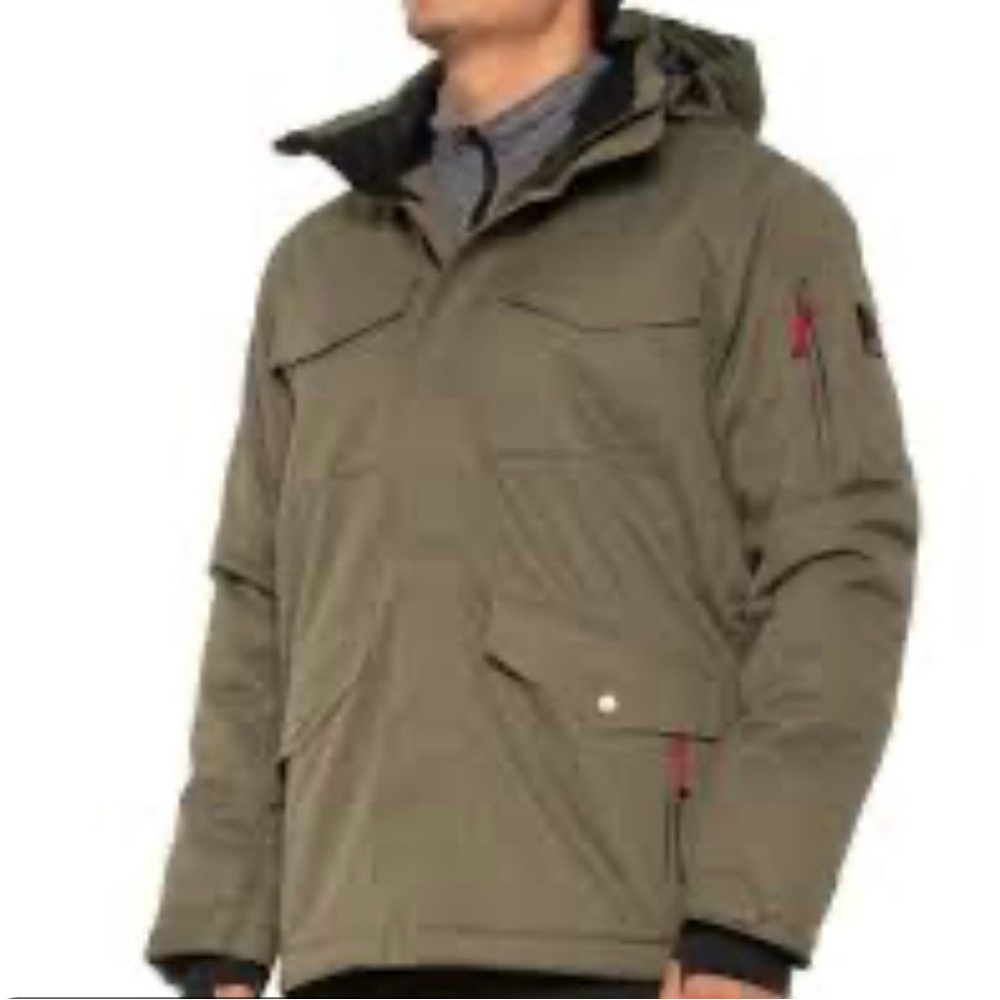 Boulder Gear Men's Khaki Teton Hooded Jacket        Size 2XL | NWOT